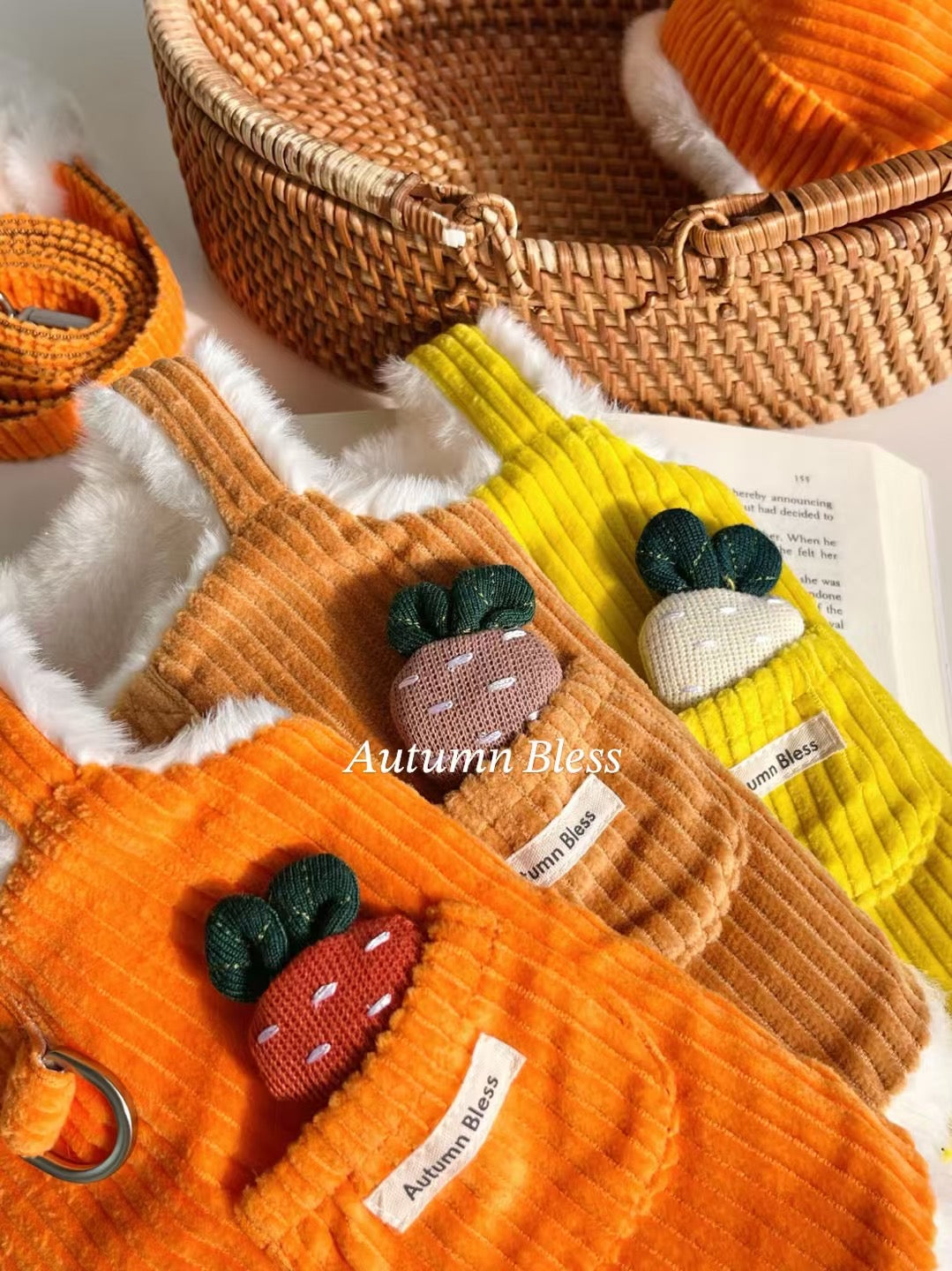 Autumn Bless Cozy Corduroy Vest with Plush Details