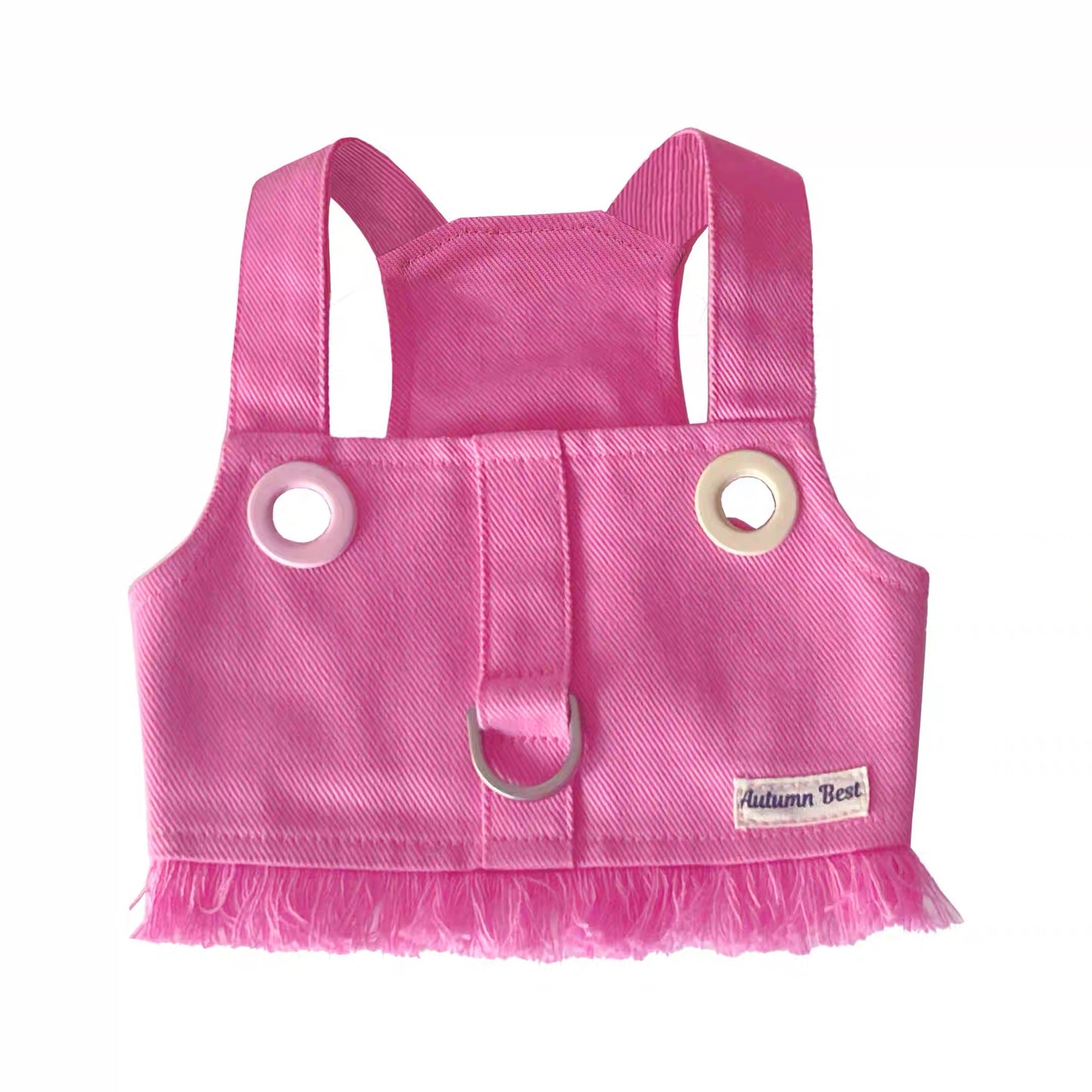 Autumn Bless キャンディカラーデニムベストハーネス | Candy Color Denim Harness Vest