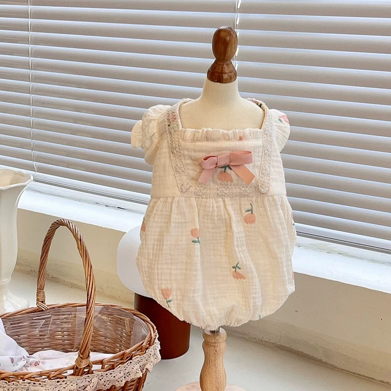 Autumn Bless パフリボンルームワンピースセット | Puffy Ribbon Home Dress Set
