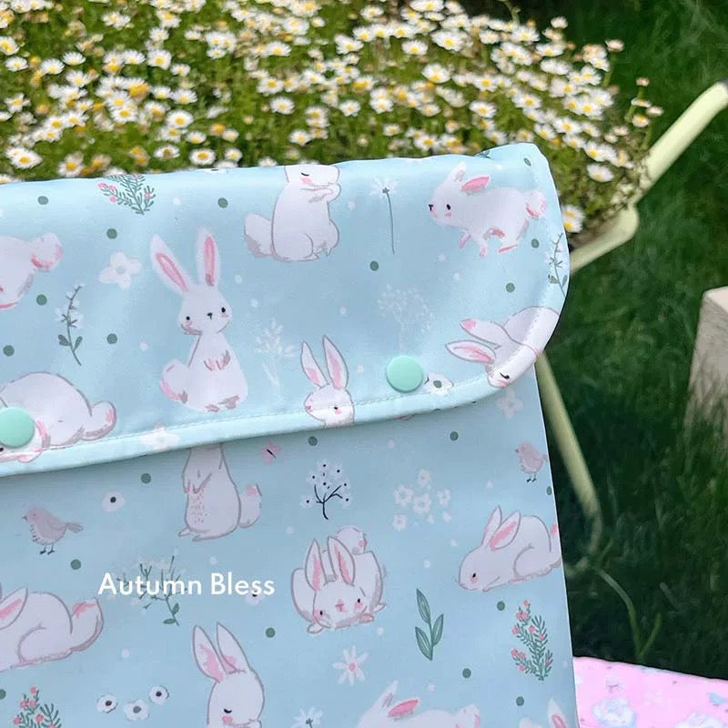 Autumn Bless ひんやりうさぎ柄ペットアイスパッド|Cooling Bunny Ice Pad for Pets