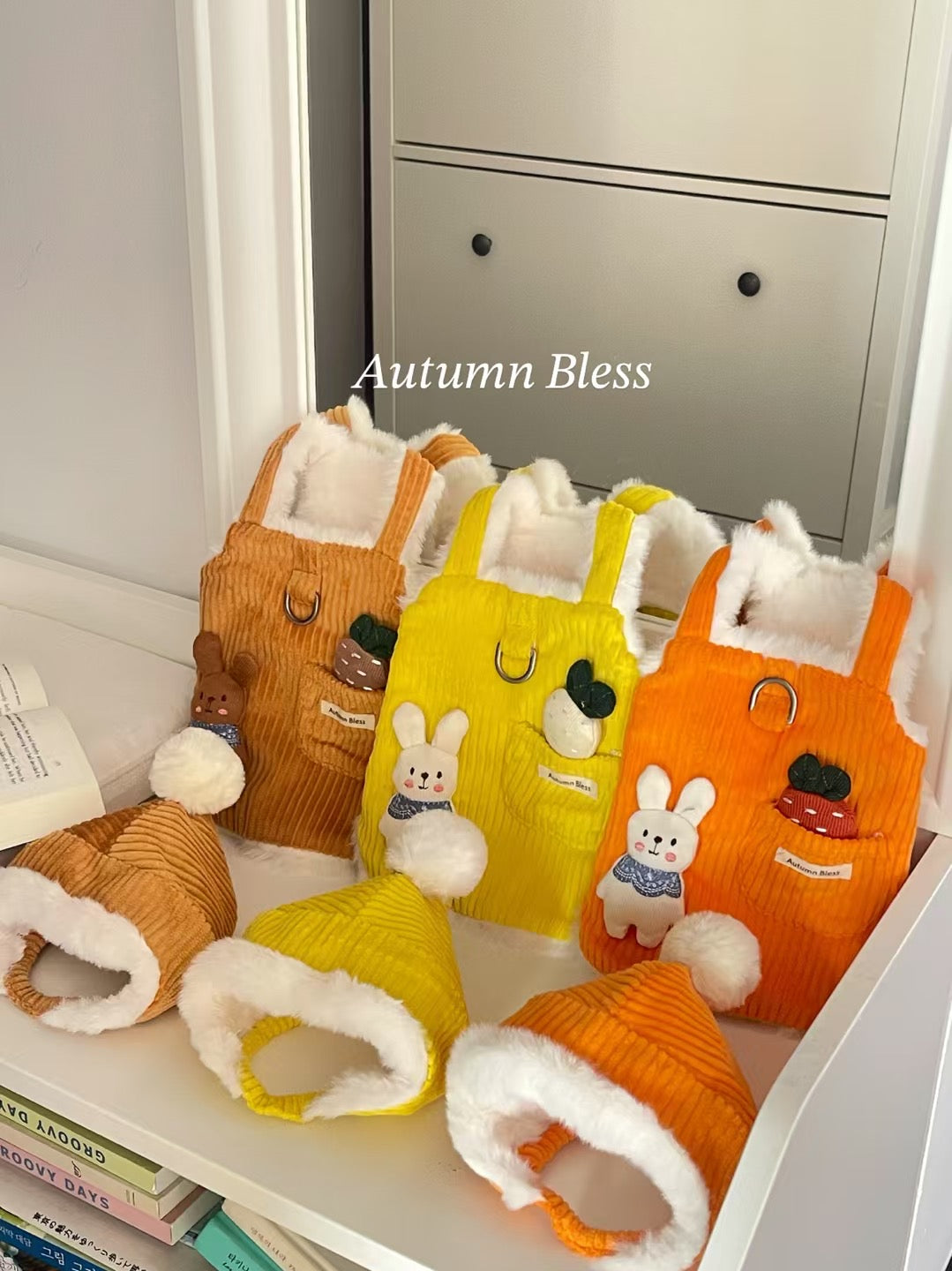 Autumn Bless Cozy Corduroy Vest with Plush Details