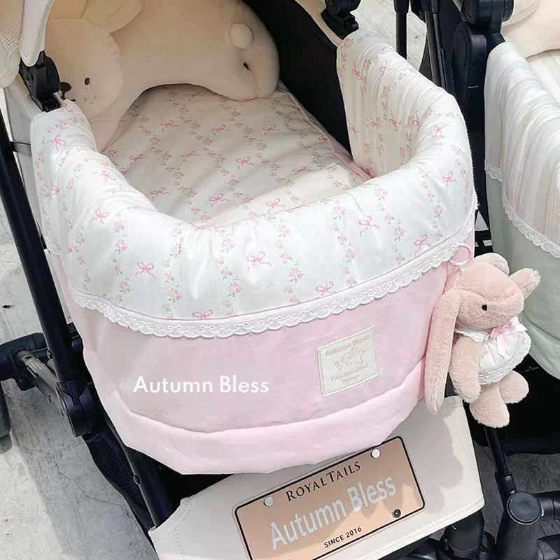 Autumn Bless ペットカート用ふんわり囲みクッション| Soft Bumper Guard for Pet Stroller