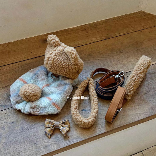 Autumn Bless ベアボア フーディーコート | Teddy Bear Sherpa Hoodie Coat