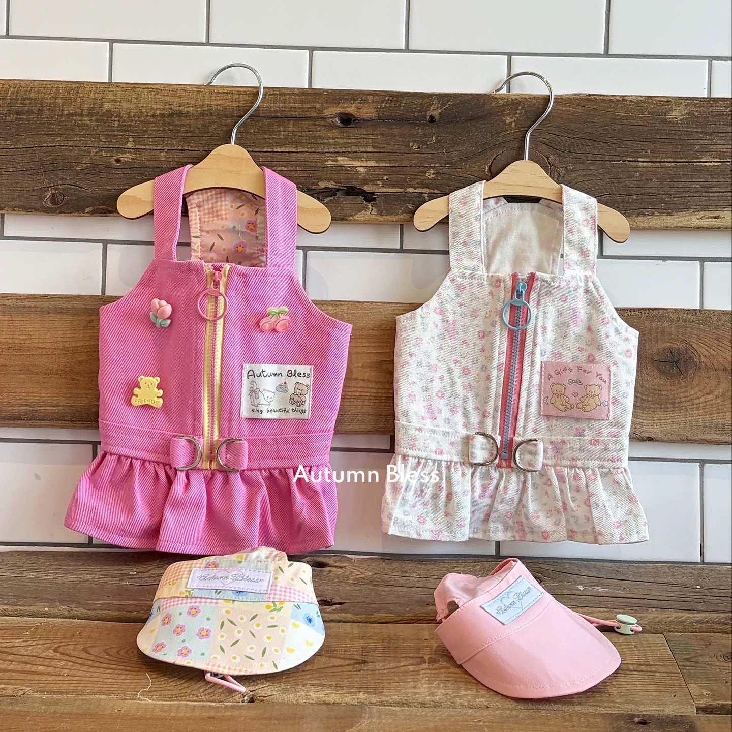 Autumn Bless フロントジップ ハーネスドッキングワンピース