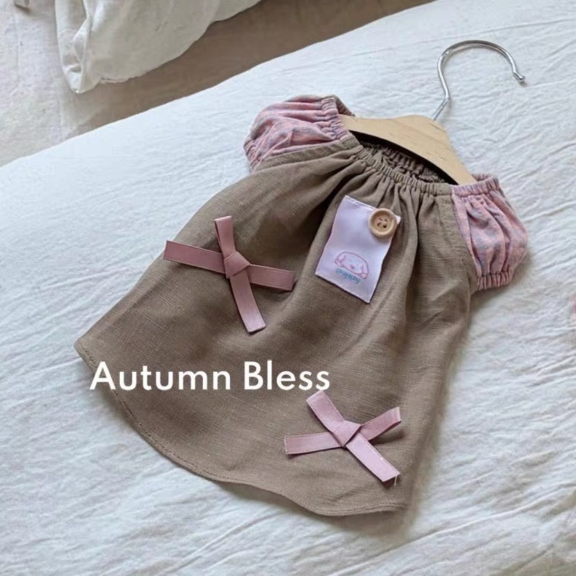 Autumn Bless Petit Fleur Ribbon Dress