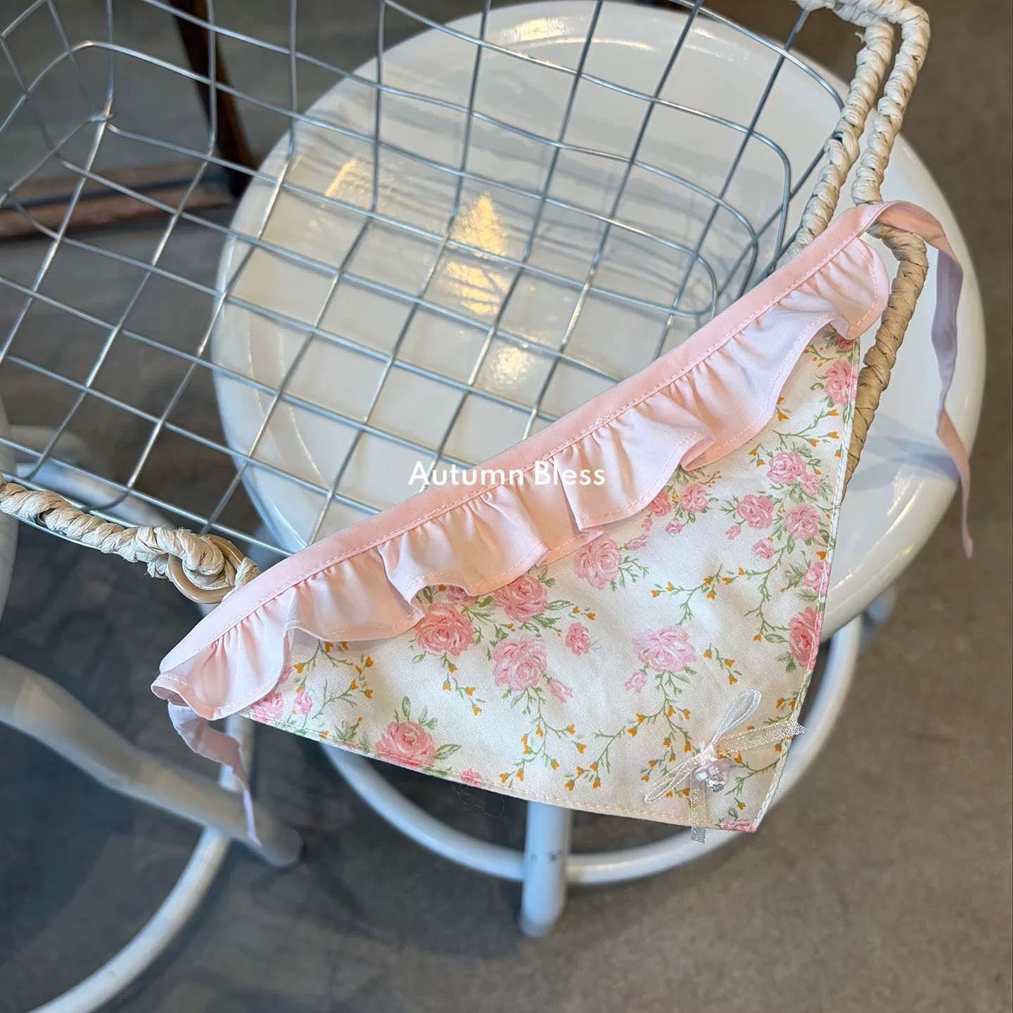 Autumn Bless スウィートガーデン フリルストラップドッキングワンピース（3カラー）