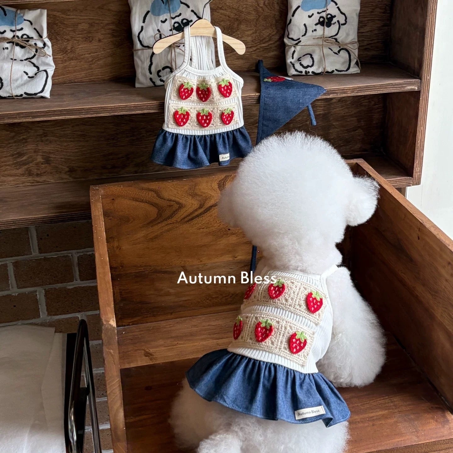 Autumn Bless 딸기 피크닉 원피스