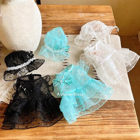 Autumn Bless ドットチュールレースワンピース | Dotted Tulle Lace Dress