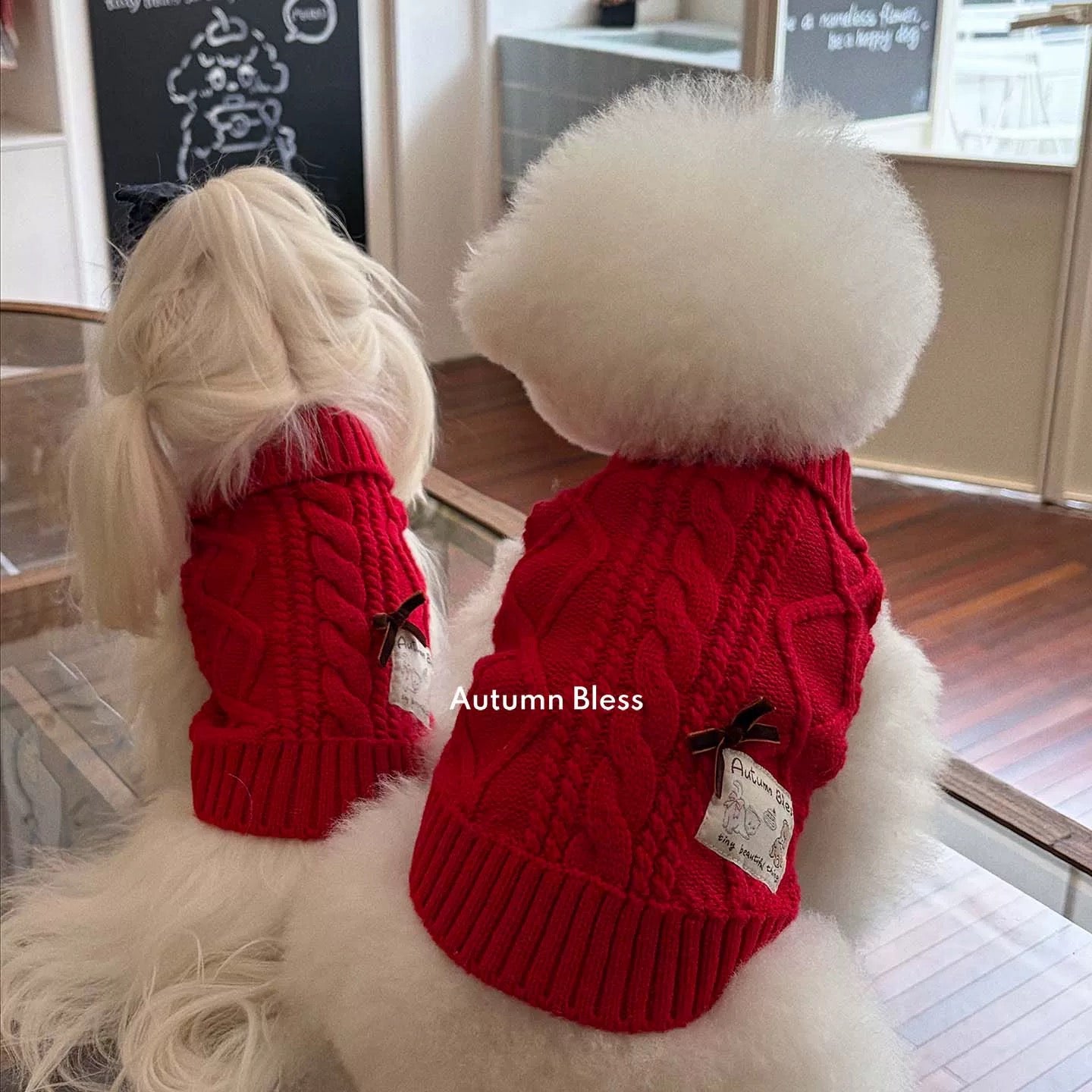 Autumn Bless ソフトウールタッチニットベスト