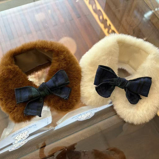 Autumn Bless ふんわりリボンファーケープ（クリップ・ピン対応）